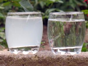 Мутная вода в скважине или колодце